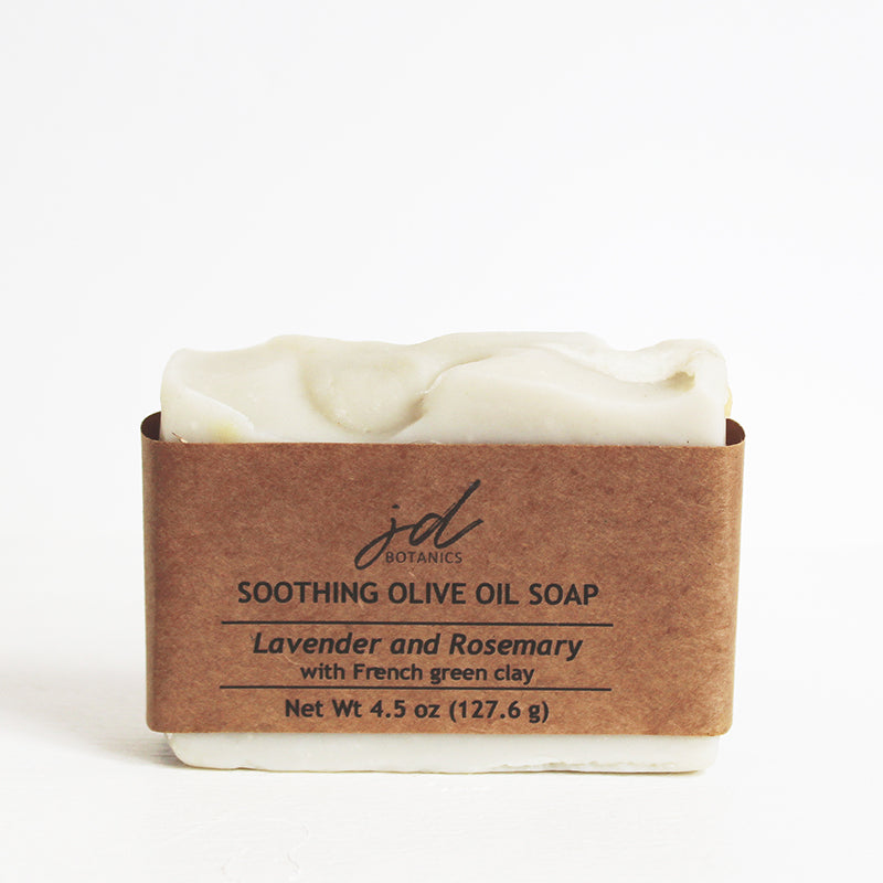 JDBotanics Soothing Olive Oil Soap with French Green Clay