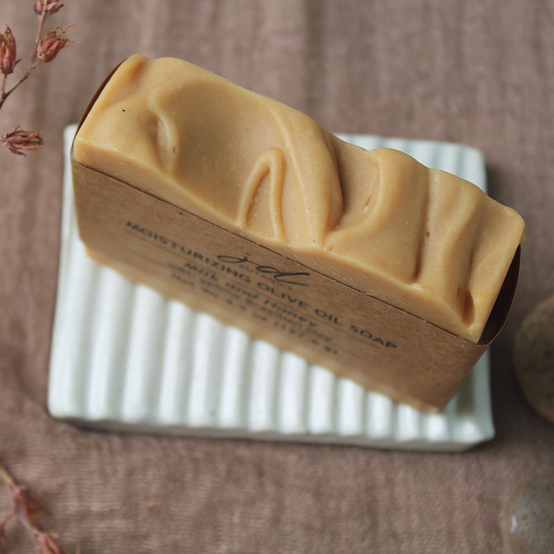 JDBotanics Moisturizing Olive Oil Soap with Yellow Brazilian Clay