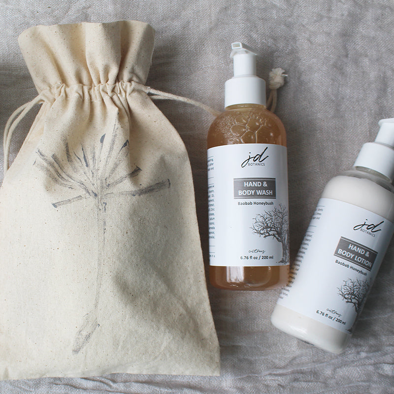 JDBotanics Baobab Gift Set in Eco-Friendly Gift Bag