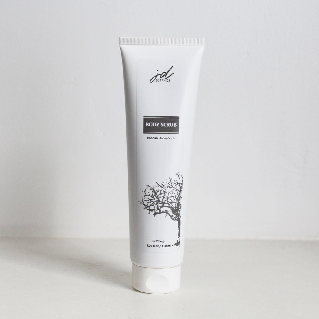 JDBotanics Baobab Body Scrub with Activated Charcoal