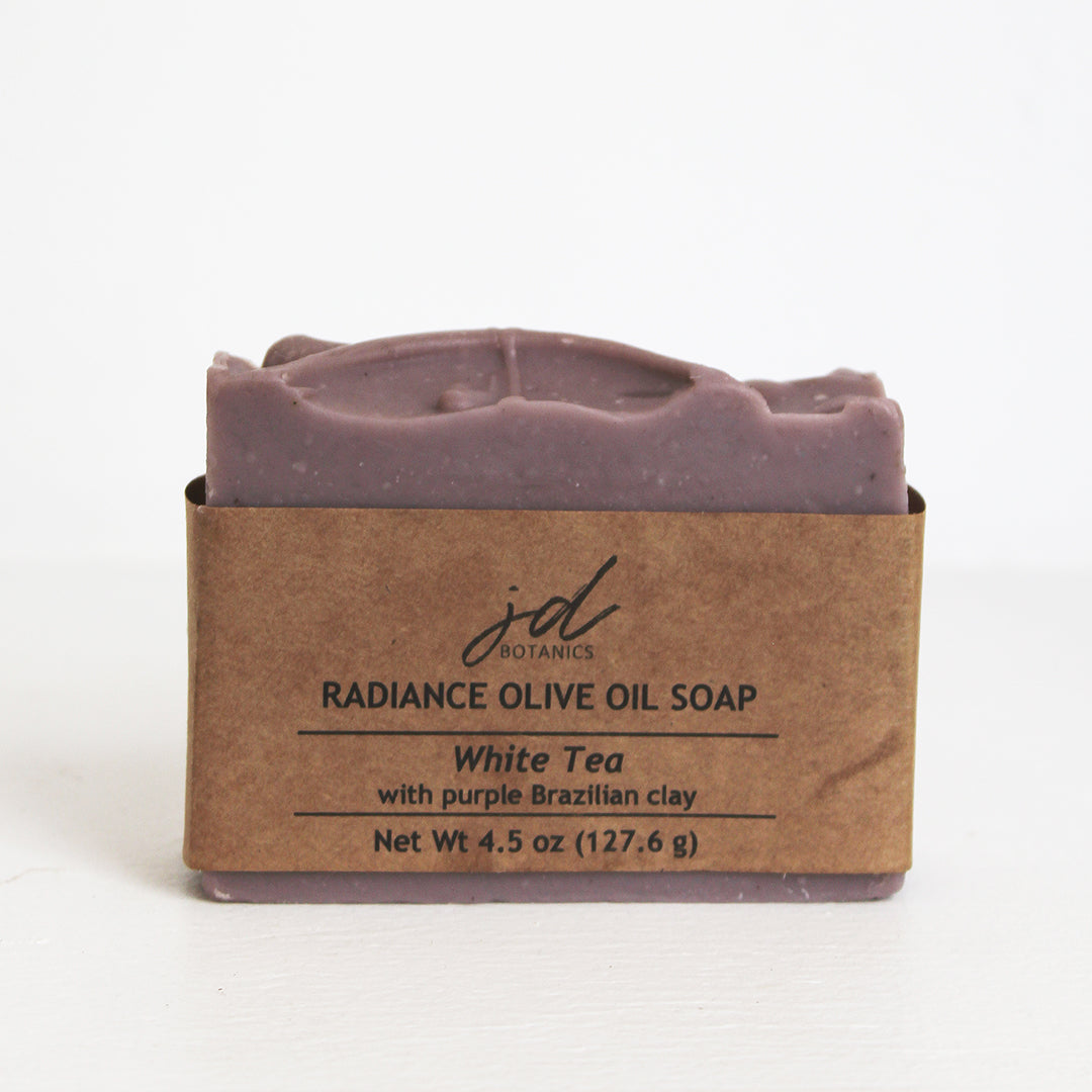 JDBotanics Radiance Olive Oil Soap with Purple Brazilian Clay