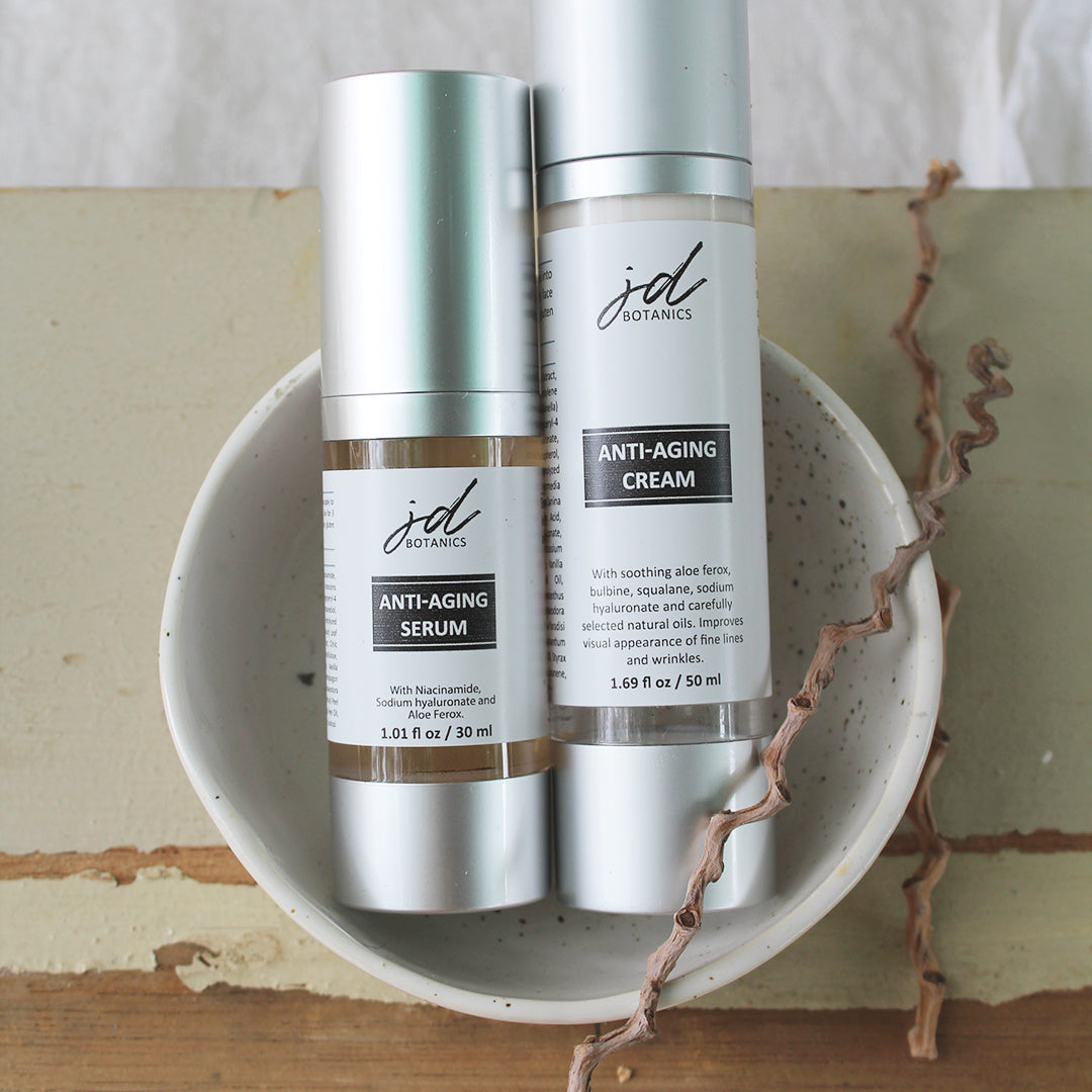 JDBotanics Anti-Aging Skincare Set with Niacinamide and Aloe Ferox