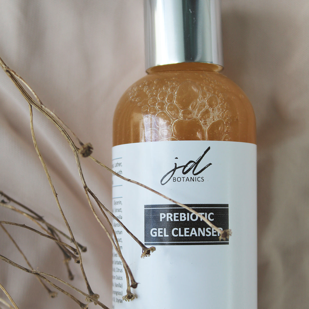 JDBotanics Probiotic Gel Cleanser with Cape Aloe Ferox, Rooibos, and Chamomile