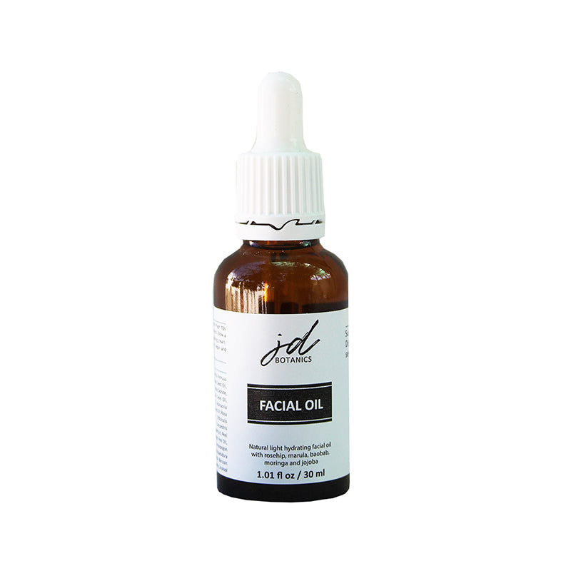 JD Botanics Natural Face Oil with Baobab, Rosehip, Moringa and Marula